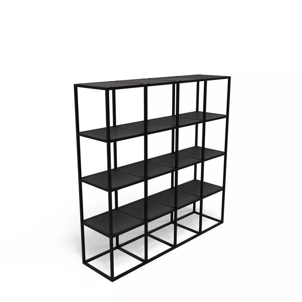 80x40cm shelf with MODULE CUBE rack fastening - Sonoma Oak