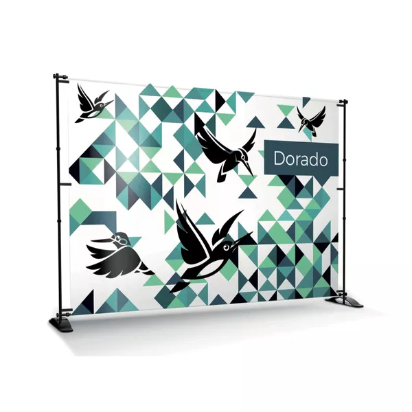 Wall Dorado XL + Single -Side -Grafik 300/200 cm - Polyester 210