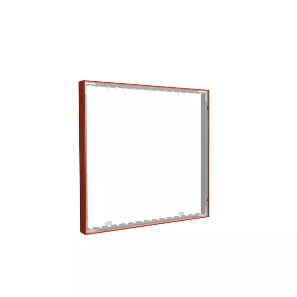 100x100cm - ścienna rama S100 LED, profil kolor RAL, tkanina z grafiką 1 strona 100x100cm - ścienna rama S100 LED, profil kolor RAL, tkanina z grafiką 1 strona