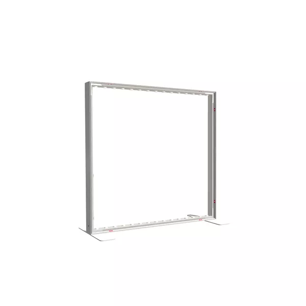 100x100cm - Freestanding SEG Frame S100 LED, white, feet