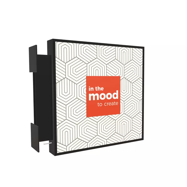 70x70 cm - Sémaphore LED - K5 100, base standard avec boîtier, faces avec graphismes