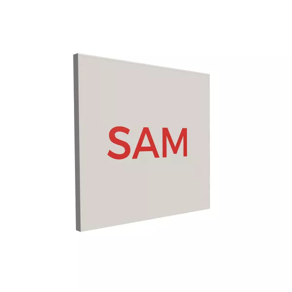 100x100 cm - K1 LED Box with Dibond - white plate, flat graphics