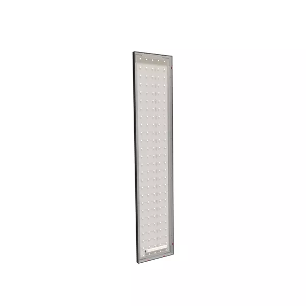 50x250cm - ściana standardowa Modularico M50LED, profil czarny