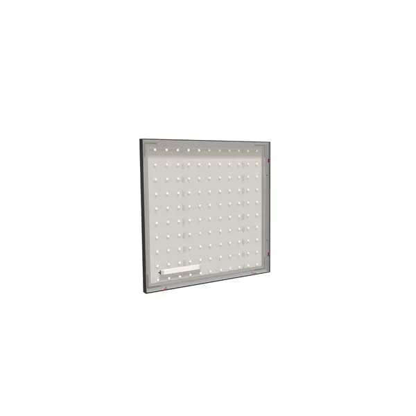 100x100cm - nadstawka ściany Modularico M50LED, profil czarny