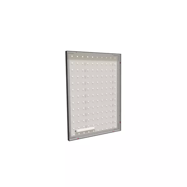 90x125cm - ściana Quadro Modularico M50LED, profil czarny