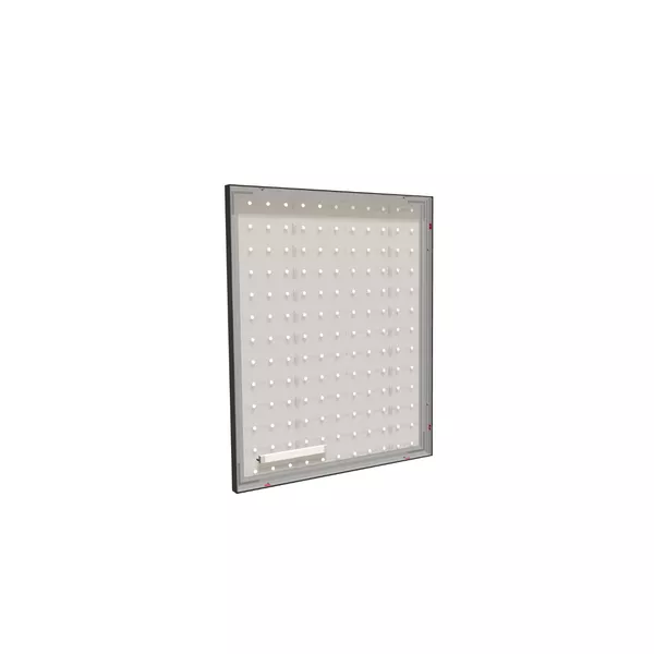 100x125cm - ściana Quadro Modularico M50LED, profil czarny