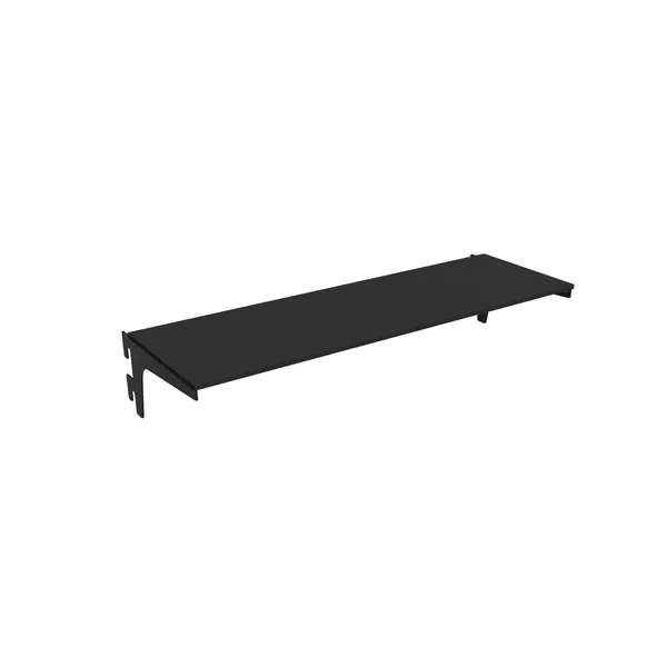 100x32cm - półka HPL z mocowaniami Double Faro, czarna