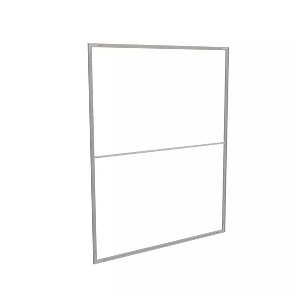 Wandrahmen S25 200x250 cm, Silbernes Profil