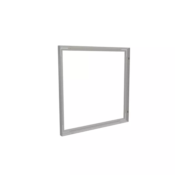 Wandrahmen S50T 100x100 cm, Silbernes Profil