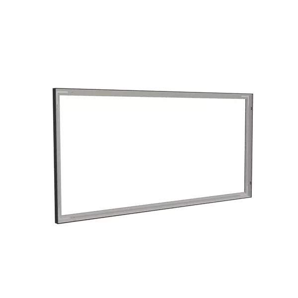 200x100cm - ścienna rama S50T, profil czarny