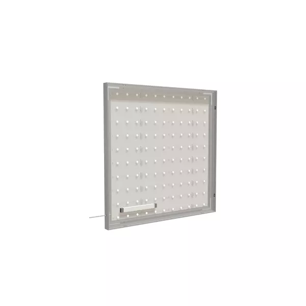 100x100cm - ścienna rama S50T LED, profil srebrny