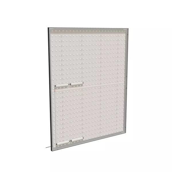 200x250cm - ścienna rama S50T LED, profil czarny