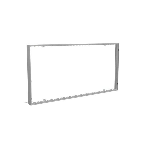 LED Wall Frame S100 200x100 cm, Silver Profile