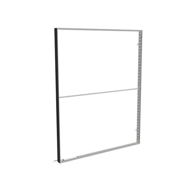 200x250cm - ścienna rama S100 LED, profil czarny