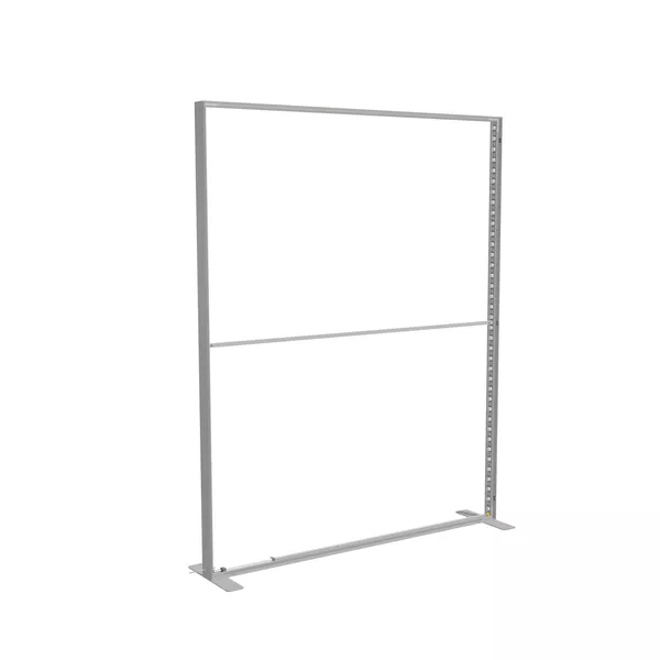 200x250cm - stojąca rama S100 LED, profil srebrny, stopy