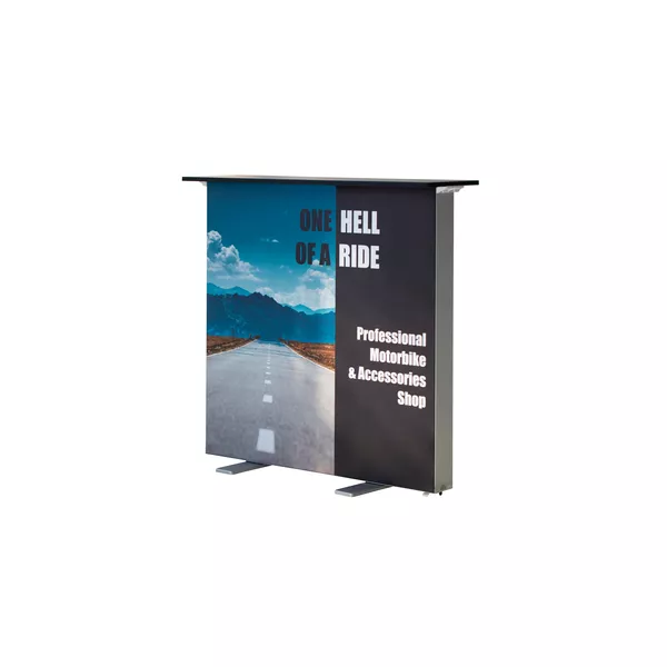 Smart Frame GO LED counter, double-sided graphics on Samba ST fabric