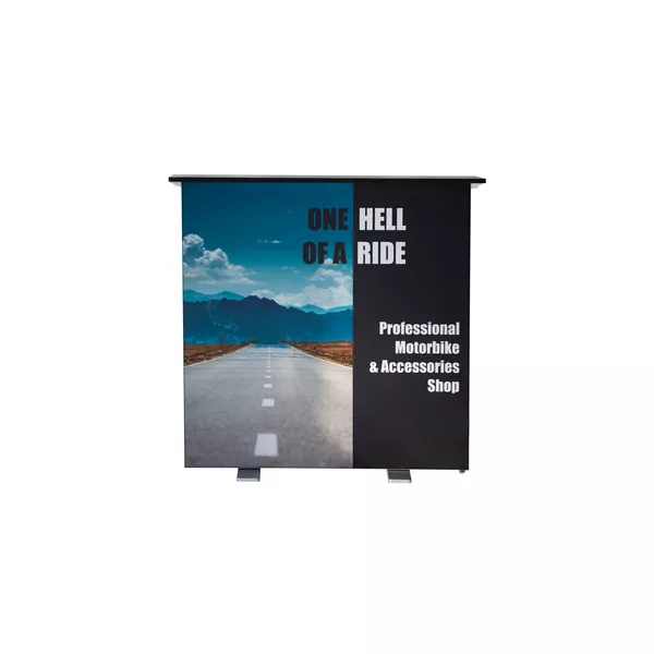 Smart Frame GO LED counter, double-sided graphics on Samba ST fabric