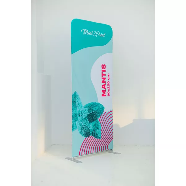 Mantis Stand, Double-Sided Graphic - 100x225cm