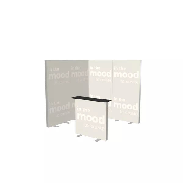 Modularico GO Led, układ L, 200x200xh200cm, lada GO Led