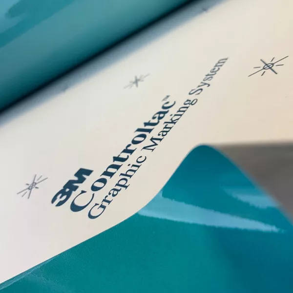 100x100cm - Cast film + matt laminate, Latex printing - cut to size