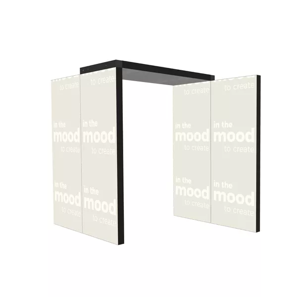 Modularico BRIDGE M100LED, 200x260x300cm, 2x ścianki boczne