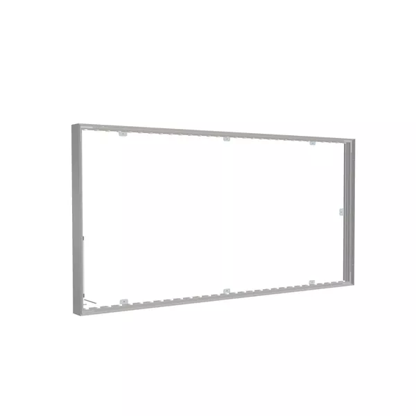 200x100 cm - Smart Frame S100 LED Frame Outdoor, Silver Color