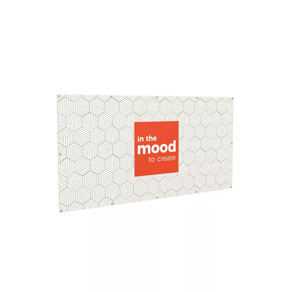 200x100cm - Non Woven Stoff, Sublimationsdruck - Ösen