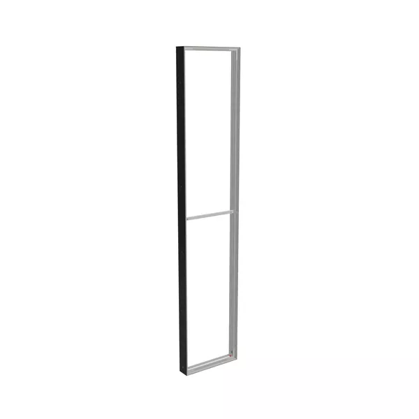 50x250cm - ściana standardowa Modularico M100, profil czarny