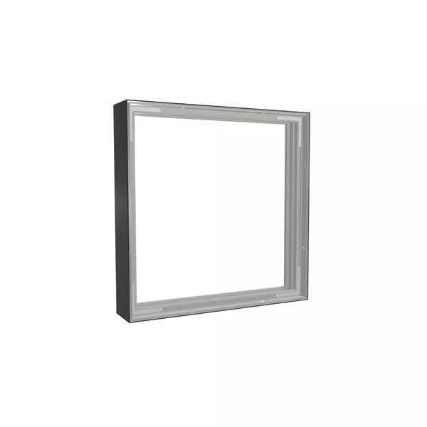 50x50cm - nadstawka ściany Modularico M100, profil czarny
