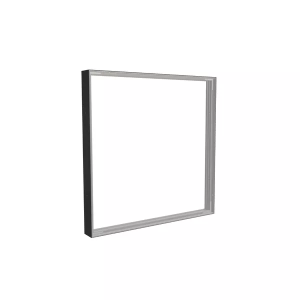100x100cm - nadstawka ściany Modularico M100, profil czarny