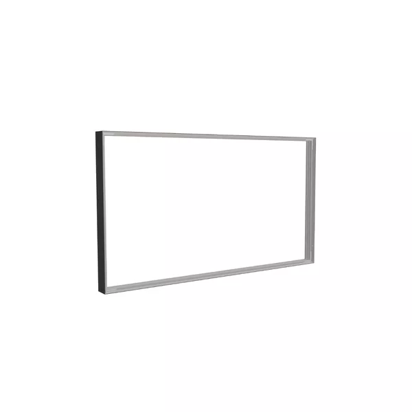 180x100cm - nadstawka ściany Modularico M100, profil czarny
