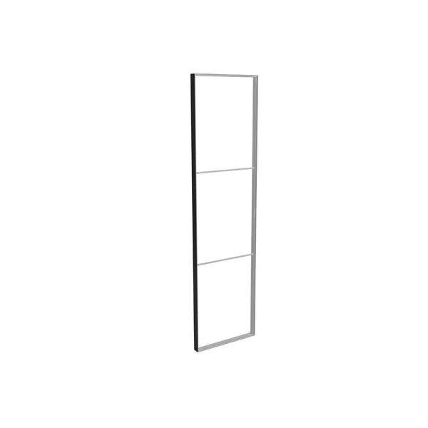 100x380cm - sufit Modularico M100, profil czarny