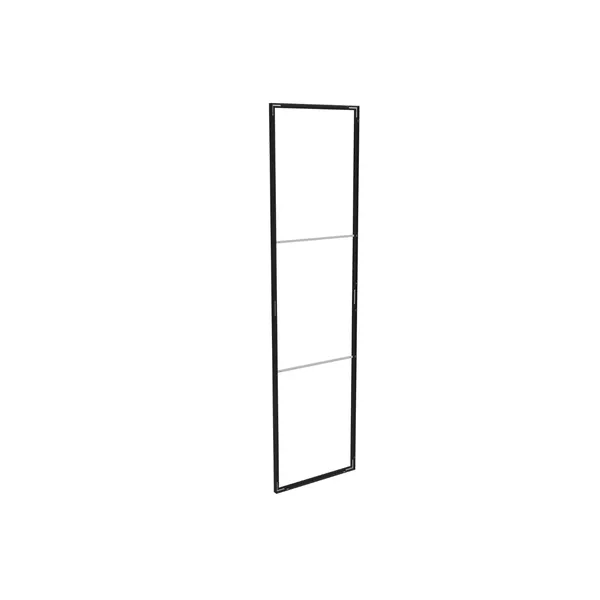 100x390cm - sufit Modularico M50, profil czarny