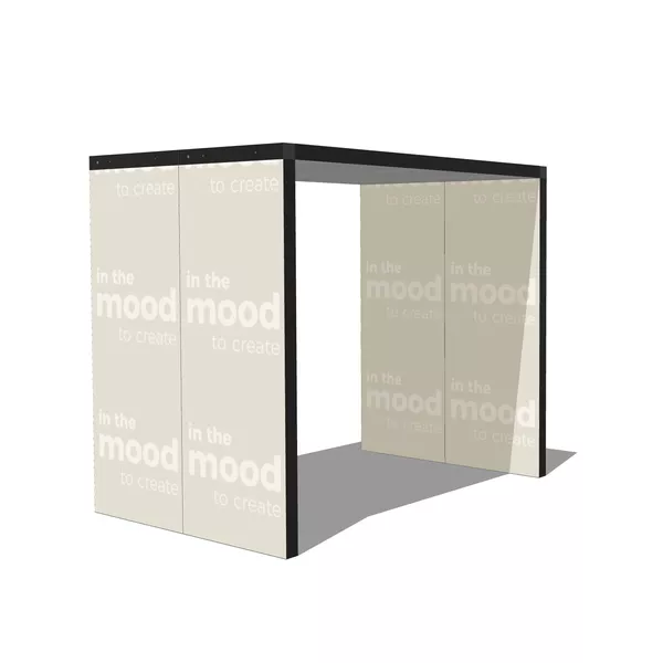 Modularico BRIDGE M100LED Exhibition Stand, 300x260x200 cm
