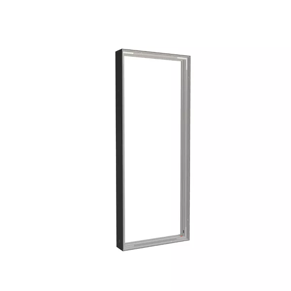 50x125cm - ściana Quadro Modularico M100, profil czarny