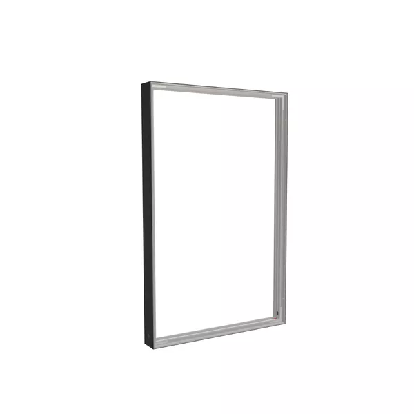 80x125cm - ściana Quadro Modularico M100, profil czarny