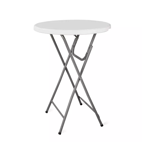 Cocktailtisch 80cm, Husse mit Grafik auf Super Stretch Stoff
