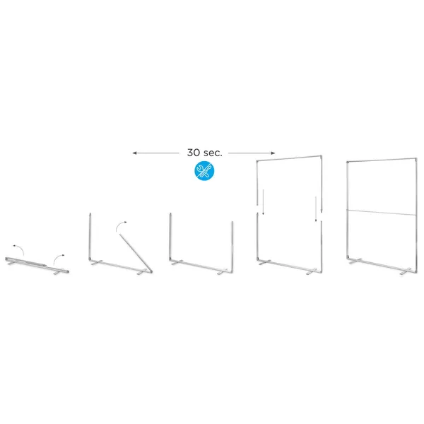 120x250cm - stand Smart Frame QUICK, grafika jednostronna Decor 210