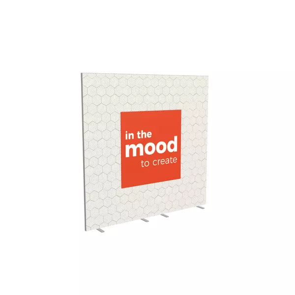 240x230cm - stand Smart Frame QUICK, 2x120cm, grafika jednostronna Decor 210