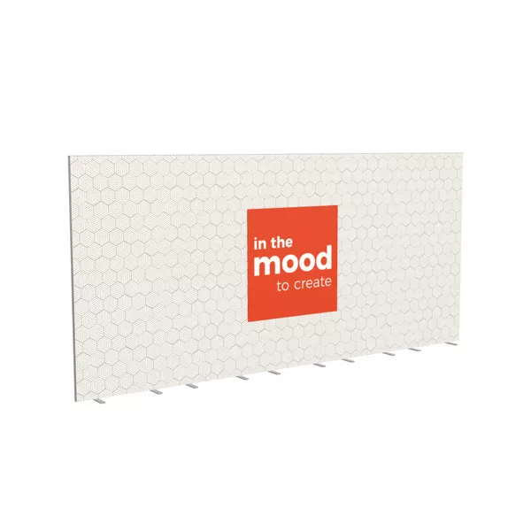 500x230cm - stand Smart Frame QUICK, 5x100cm, grafika jednostronna Decor 210