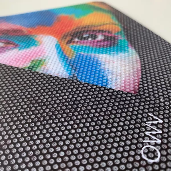 100x100cm - One Way Vision polymeric film, UV Gel printing - cut to size