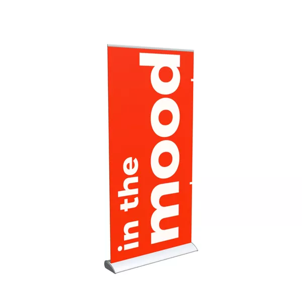 Roll-up Meles 100cm, grafika Blockout Whiteback