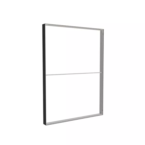185x250cm - ściana standardowa Modularico M150, profil czarny