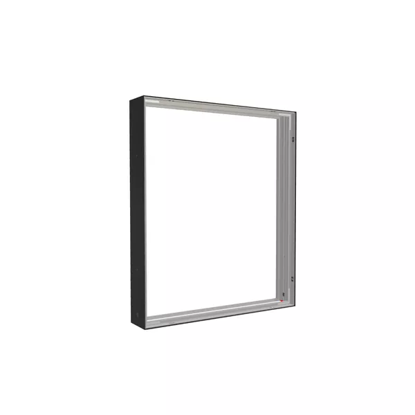 85x100cm - ściana standardowa Modularico M150, profil czarny