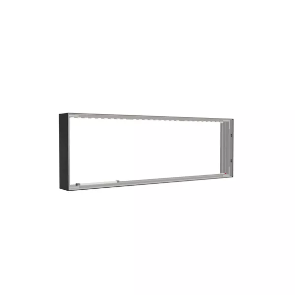 150x50cm - nadstawka ściany Modularico M150LED, profil czarny