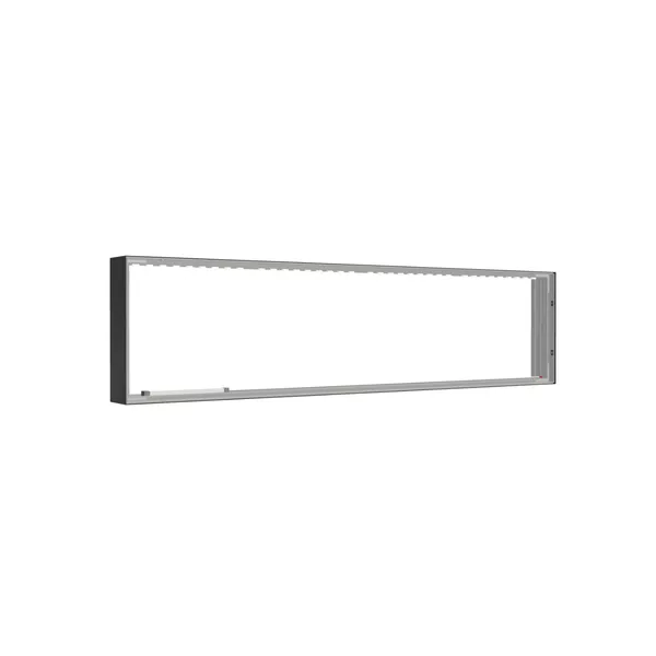 200x50cm - nadstawka ściany Modularico M150LED, profil czarny