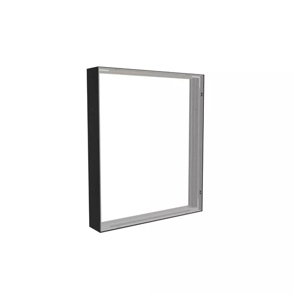 85x100cm - nadstawka ściany Modularico M150, profil czarny