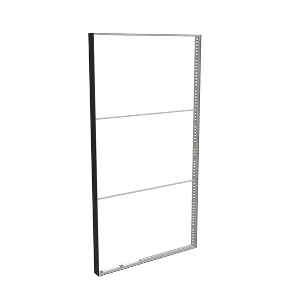 200x370cm - sufit Modularico M150LED, profil czarny