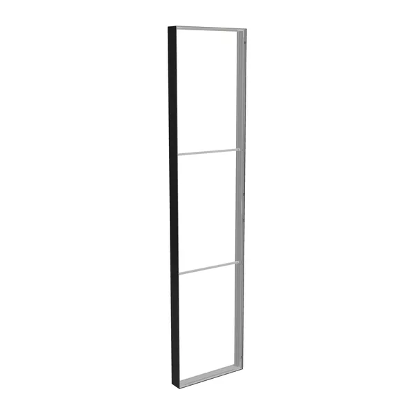 85x370cm - sufit Modularico M150, profil czarny