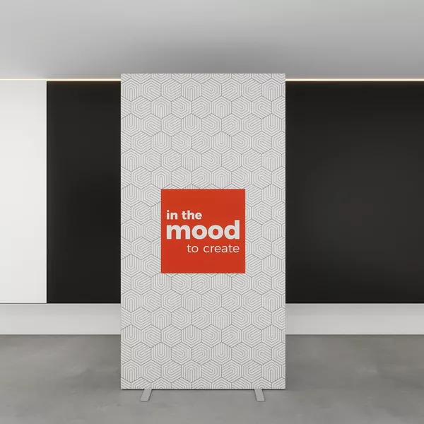 120x230cm - stand Smart Frame QUICK, grafika jednostronna Decor 210